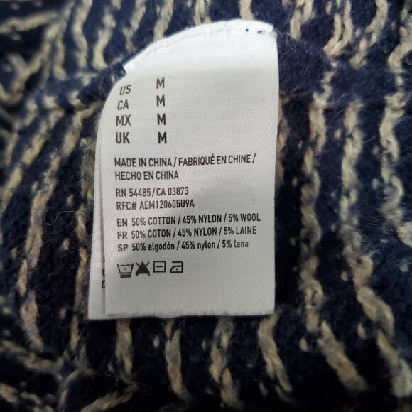 AEO | Seriously Soft Classic Fit Wool Blend Patterned Knit Pullover Sweater - Picture 5 of 6